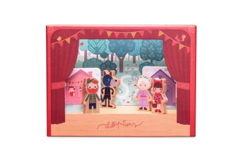 Lilliputiens Theatre with magnets Little Red Riding Hood
