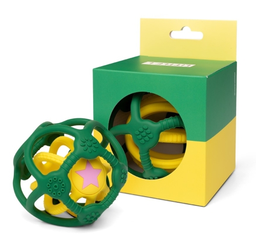 Little L Set of 2 sensory balls Green and Yellow