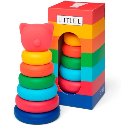 Little L Stacking Tower Pig Vivid Colours