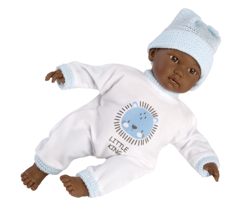 Llorens Mini Baby Doll Cuquito Blue dark with sound 30 cm