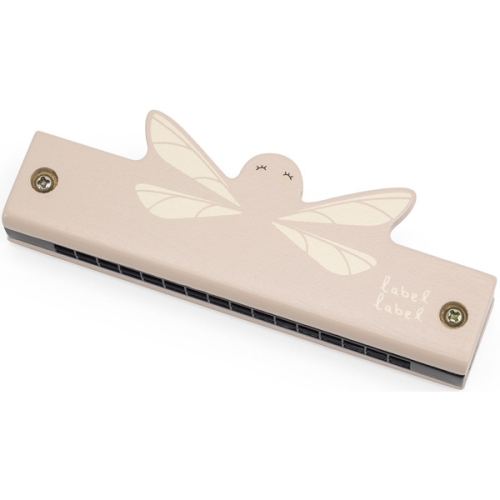 Label Label Wooden Harmonica Pink