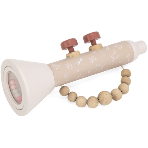 Label Label Wooden Trumpet Pink