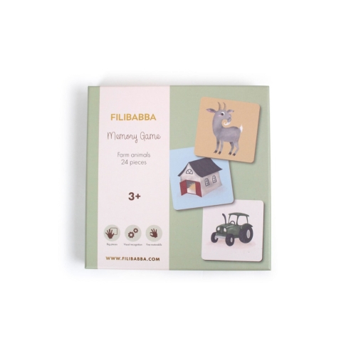 Filibabba Memory Game Farm Animals