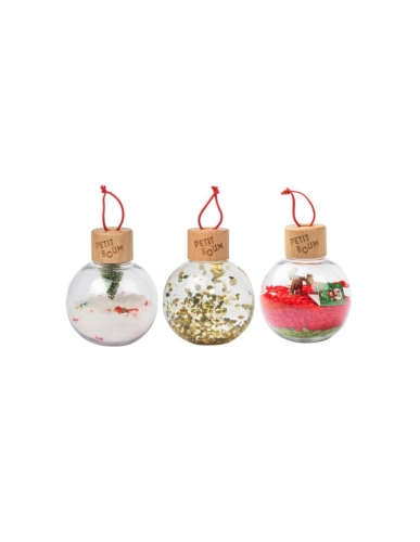 Petit Boum Set of 3 Christmas baubles