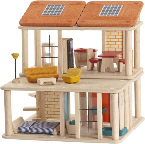 Plantoys Wooden Dollhouse Creative Play House