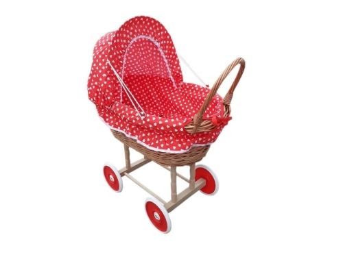 Playwood Doll Reed Reed Fabric Hood Red