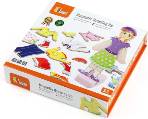 Viga Toys Wooden Dress-up Doll 39-piece