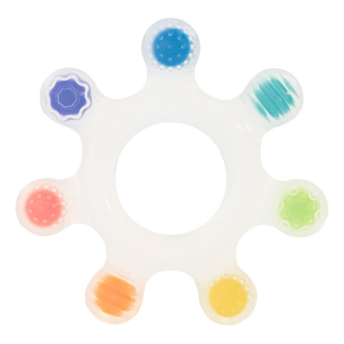 Sassy Teething Ring Rainbow Star