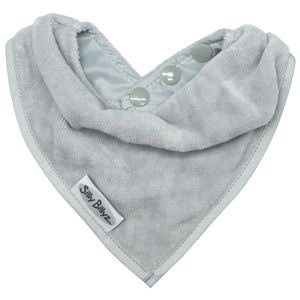 Silly Billyz Towel Bandana Bibs Silver