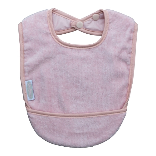 Silly Billyz Towel pocket Bibs Dusty pink