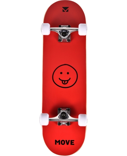 Move Skateboard Smile Red