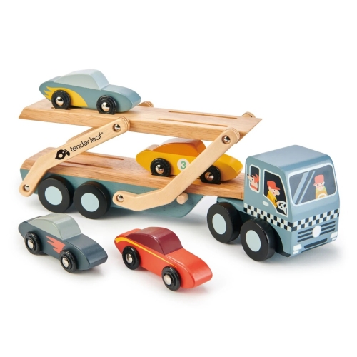 Tender Leaf Wooden Car Transporter