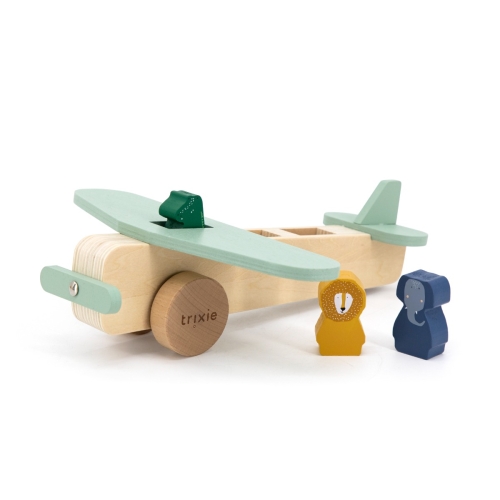 Trixie Wooden animal plane