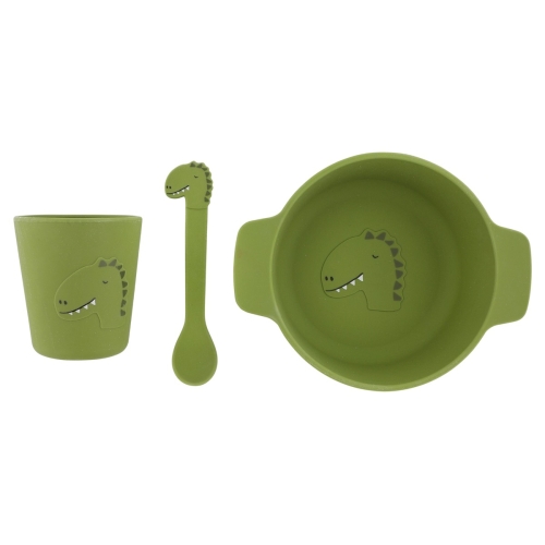 Trixie Silicone First Meal Set Mr. Dino