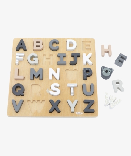 Tryco Wooden Alphabet Puzzle and Chalkboard