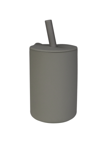 Tryco - Silicone - Straw Cup - Olive Gray