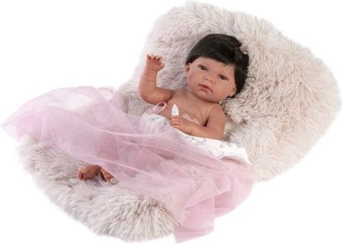 Llorens Baby Doll Nica Pink with Cushion and Soft Toy 40 cm