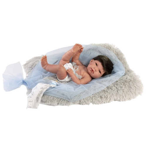 Llorens Baby Doll Nico Blue with Pillow and Cuddle Cloth 40 cm
