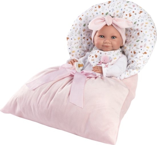 Llorens Baby Doll Tina Pink with Sleeping Bag 40 cm