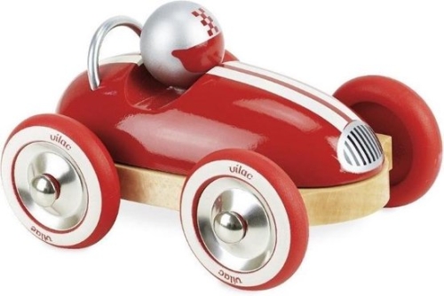 Vilac Wooden Racing Car Red 
