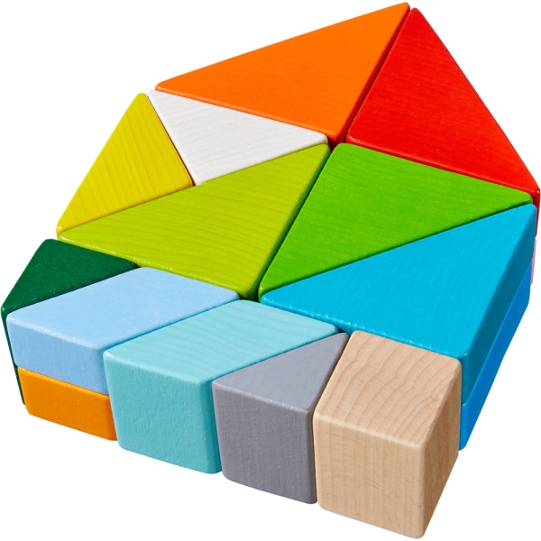 Haba 3D Composition Game Tangram Cube Online Offer at PLUSTOYS