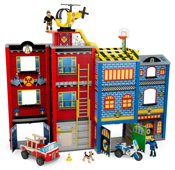Fireman top doll house